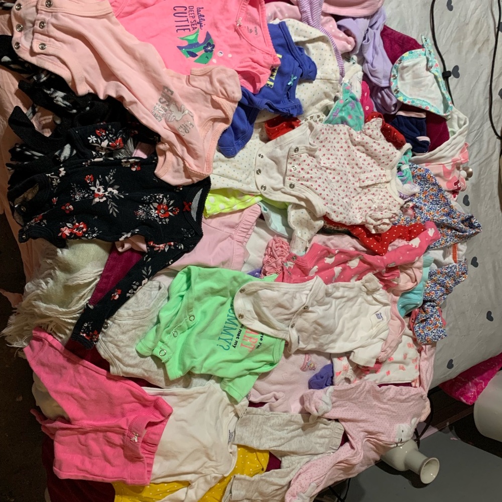 Newborn girl clothing bundle